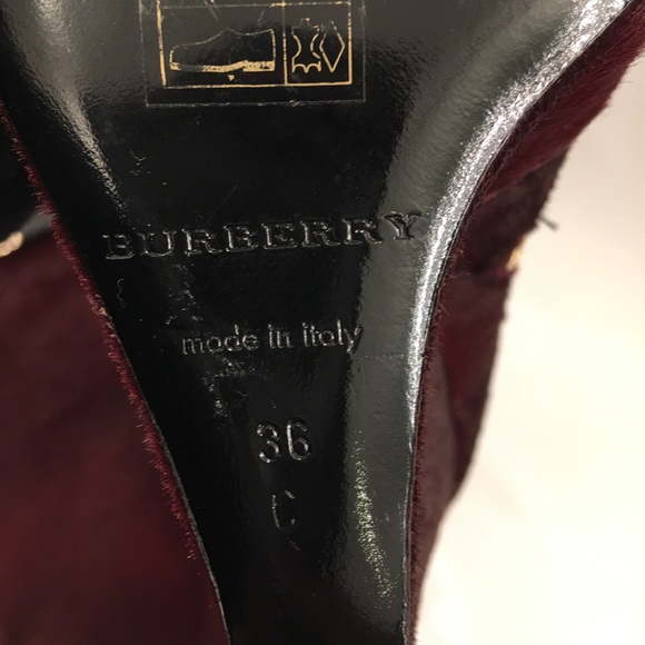 Burberry Prorsum Calfskin Ankle Wedge Boots - Picture 7 of 8